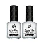 Seche Vite Dry Fast Top Coat/Seche Clear Crystal Clear Base Coat Duo [Misc.]