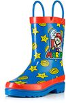 Nintendo Super Mario Rain Boots - Size 9 Toddler Blue/Red