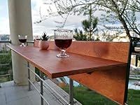 Balcony Bar Table for Railings, Bal