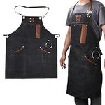 BBQ Apron Large, Black, Large