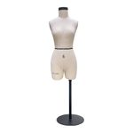 DE-LIANG Half Scale Fiberglass Sewing Dress Form, Anatomic Miniature Fitting Mannequin Torso for Draping,pinnable Dressform | Tailor Dummy,Sewing Tool, Design Fabric Dressmaker