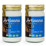 Artisana Organics Raw Coconut Oil 14 Oz (Pack of 2)