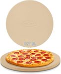 Unicook Pizza Stone, 26cm Round Baking Stone, Small Cordierite Grilling Stone for Oven and BBQ, Ideal for Baking, Bread, Cookies, Pizza Oven Accessories