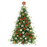 TOARTI Christmas Wall Sticker Merry Christmas Wall Decals Christmas Trees Decal Xmas Holiday Decoration Christmas Party Supplies Christmas Trees Sticker Christmas Gifts Stickers