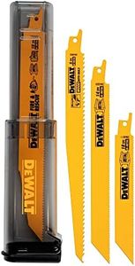 DeWalt Bi-Metal General Purpose Reciprocating Saw Blade 16-Piece Kit with Case