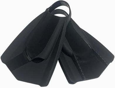 Swim Fins, Kids Youth Adults Swim Flippers for Lap Swimming, Silicone Short Blade Flippers Left/Right Custom Design, US Sizes 6.5-10.5 (S)