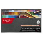 Caran d'Ache Luminance Pencils, Multicoloured, Box of 76, For Adult Art, Home, Permanent Lead, Light Resistant, For Artists, Designers, Architects