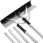 Outvita Foldable 21.3FT Snow Roof Rake, 27.5 in Blade, Black