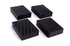 PRIME DEALS 4 Pieces Ramp Rubber Blocks - Universal Scissor Car Lift Pads 120x80x60 mm Jacking Beam Rubber Support Block Universal, Rubber pads, Scissor Car Lift Pads, Rubber Block