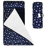 Toddler Nap Mat with Pillow and Blanket, Winter Sleeping Bag Lightweight and Soft Perfect for Kids Preschool, Daycare, Travel Sleeping Bag Boys and Girls, Fit on a Standard Cot