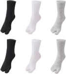 6Pairs Split Toe Socks For Women Ja