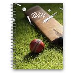 Customized Wiro Diary/Notebook A5 - Cricket Adult - Personalize with Name/Quote/Design - Printed Front Cover With Matte Lamination - 40 pages, 80 sides - Multi Color - Mom's Charm