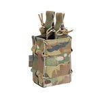 EXCELLENT ELITE SPANKER Tactical Molle Single/Double Open-Top Mag Pouch for M4 M14 M16 AR15 G36 Magazine(MCP)