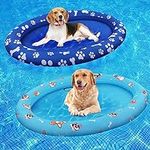 2 Pcs Inflatable Pool Float for Dog