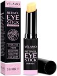 VELAMO ADVANCED Retinol Eye Stick: Caffeine Eye Cream Anti Aging - Retinol Eye Cream for Dark Circles and Puffiness - Visibly Reduces Fine Lines Wrinkles Eye Bags in 3-4 Week 0.1 OZ / 3G