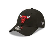 New Era Chicago Bulls NBA Diamond Era Black 9Forty Adjustable Cap - One-Size