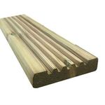 Pressure Treated Decking Board 100mm x 22mm (95mm x 19mm) (Pack of 5) (3.0m Lengths)