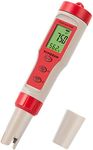 VIVOSUN 4-in-1 Digital pH Meter with pH/TDS/EC/Temp Function, 0-14.0 pH Measurement Range, ±0.1 pH Accuracy Water Quality Tester for Hydroponics, Household Drinking, and Aquarium