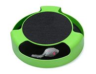 The Pets Company Catch The Mouse Cat Interactive Toy & Scratch Pad for Cats & Kittens