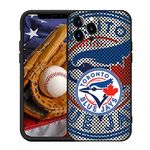 for Blue Jay Baseball Fans Case Cover Compatible with iPhone 13 Pro Max, Slim Fit Protective Back Case Shell Gift for Dad Mum Boy Girl for 13 Pro Max 6.7 in Blue