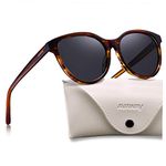 AVAWAY Fashion Sunglasses for Women Polarised UV Protection Ladies Eyewear for Photography Wandern Travelling Driving,Category 3