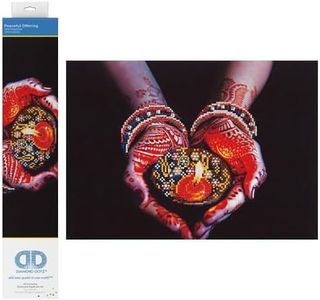 Diamond Dotz Peaceful Offering Spiritual Diamond Painting Kits for Adults - Diamond Art Kits a Relaxing Creative Craft Kit with Dotz Gems 14"x18"