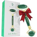 Jade Roller for Face - Face Roller for Women, Face Massager to Reduce Appearance of Puffy Eyes, Fine Lines, & Wrinkles, Facial Roller Self Care Gifts for Women, Christmas Stocking Stuffers for Her