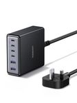 UGREEN 100W USB C Charger, 6-Port Charging Station with 65W GaN PPS Fast Charger, Laptop Charger Compatible with MacBook Pro/Air, iPad Pro/Air, iPhone 17-8 Series, Galaxy S25/S24, Pixel 9/8, etc