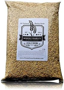 Barley Seeds - All Natural 5 Pounds Whole Barley Seed for Juicing, Malt Brewing, Beer Making