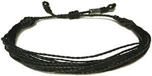 Black Rope String Bracelet - Unisex