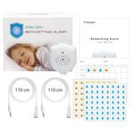 Bedwetting Alarm for Boys and Girls, USB Rechargeable, Pee Alarm with Music Optional and Volume Control, Potty Alarm with Sounds and Vibration, Bed-wetting Sensor for Kids