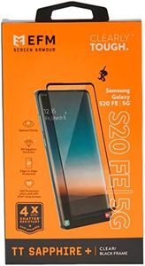 EFM TT Sapphire + Dual Install Screen Armour Samsung Galaxy S20 FE (EFSGFSG269CLBD) - Clear/Black - Curved for an Edge-to-Edge fit
