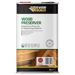 Everbuild Wood Preserver – Interior And Exterior Use – Low Odour – Quick Drying – Long Lasting Protection – Red Cedar – 5 Litres