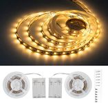 JUNWEN Battery Led Strip Lights Wit