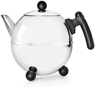 Teapot Bella Ronde with Handle and Feet in Black Volume: 1.5 l