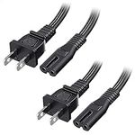 Cable Matters 2 Pack 2 Prong TV Pow