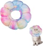 Sychien Cat Cone Collar Soft, Adjustable Cat Recovery Collar, Soft Cone for Cats Protective Cat Neck Cone After Surgery