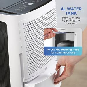 Swan 20L Dehumidifier – Powerful Moisture Removal, White