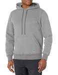 Russell Athletic Mens Cotton Rich 2.0 Premium Fleece Hoodie Shirt, Oxford, Medium US, Oxford, Medium