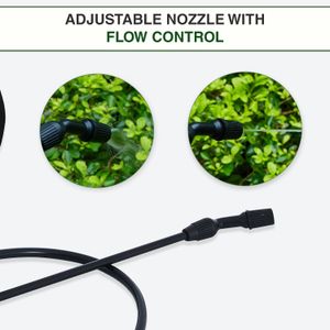 ANSIO 5L Garden Pressure Sprayer – Pump Action for Weed Killer & Pesticides