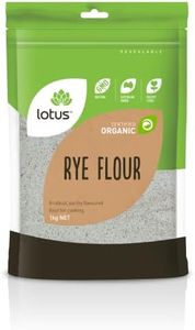 Lotus Organic Rye Flour 1 kg,