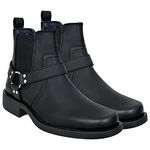 HX London Genuine Leather Riding Boots for Men