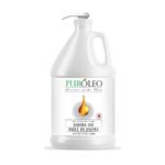 PUROLEO Jojoba Oil 128 Fl Oz/3784 ML (Packed In Canada) 100% Pure and Natural for Hair Oil, beard oil , Cuticle Oil, baby oil & Face Oil | |Personal Beauty Pack Easy to carry | Premium Leakproof unbreakable Packaging