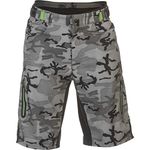 Zoic Men's Ether Cycling Shorts, Grey Camo, Medium