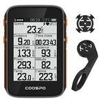 COOSPO Bike Computer BC200,Cycle Computers Wireless GPS with Auto Backlight, Bluetooth Cycling Computer ANT+ Speedometer Odometer Compatible with CooSporide app/HR/Cad/Spd/Power Sensor