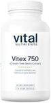 Vital Nutrients Vitex 750 | 750mg Chaste Tree Berry Extract | Support for Hormone, Fertility, and Menstrual Cycle Balance* | Gluten, Dairy, Soy Free | Non-GMO | 120 Capsules