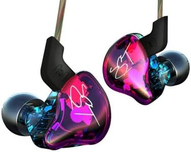 Yinyoo KZ ZST Colorful Hybrid Banlance Armature with Dynamic in-Ear Earphone 1BA+1DD HiFi Headset KZ in Ear Monitors Headphones Wired Earbuds inears IEM Earphones (Colorful ZST Nomic)