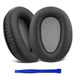 Street27® CH700N Earpads Cushion Compatible with Sony WH-CH700N (WHCH700N), WH-CH710N Headphones, Ear Pads with Soft Protein Leather High-Density Noise Cancelling Memory Foam Replacement Earmuffs