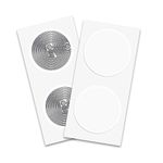 NTAG216 888 Bytes Memory NFC Stickers NFC Tags Fully Programmable,25mm Round,Timeskey NFC Tag Compatible with All NFC-Enabled Smartphones and Devices-50 Pieces