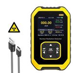 AOPUTTRIVER Nuclear Radiation Detector, Geiger Counter Radiation Dosimeter, Portable Rechargeable Beta/Gamma/X-ray with LCD display, 5 Switchable Dosing Units for Household Use